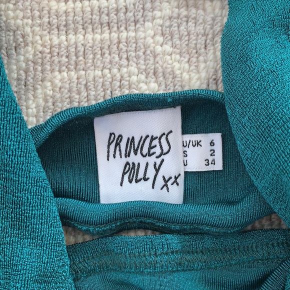 Princess Polly Megan Top Green - Picture 4 of 6